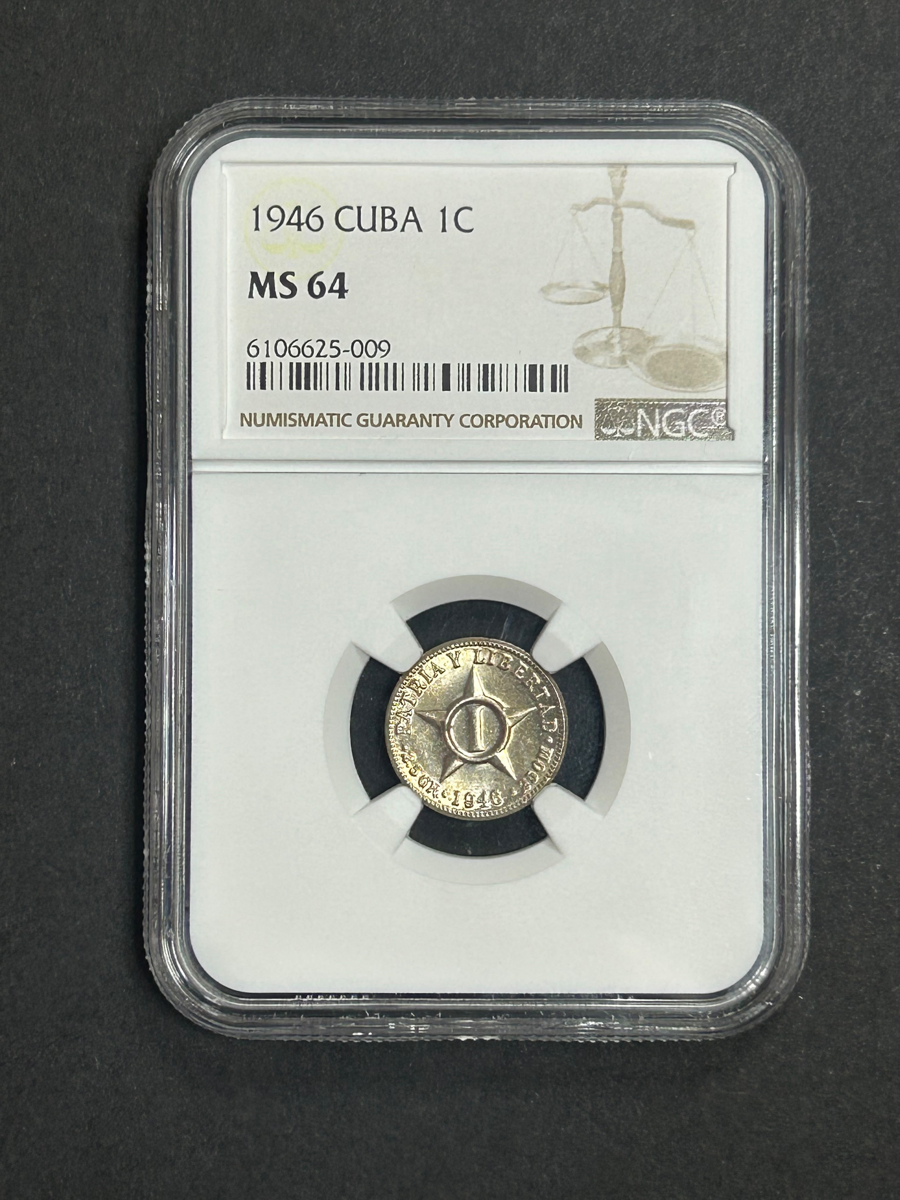 1946 1C MS 64 NGC