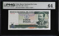 1991 5 Peso PMG 64