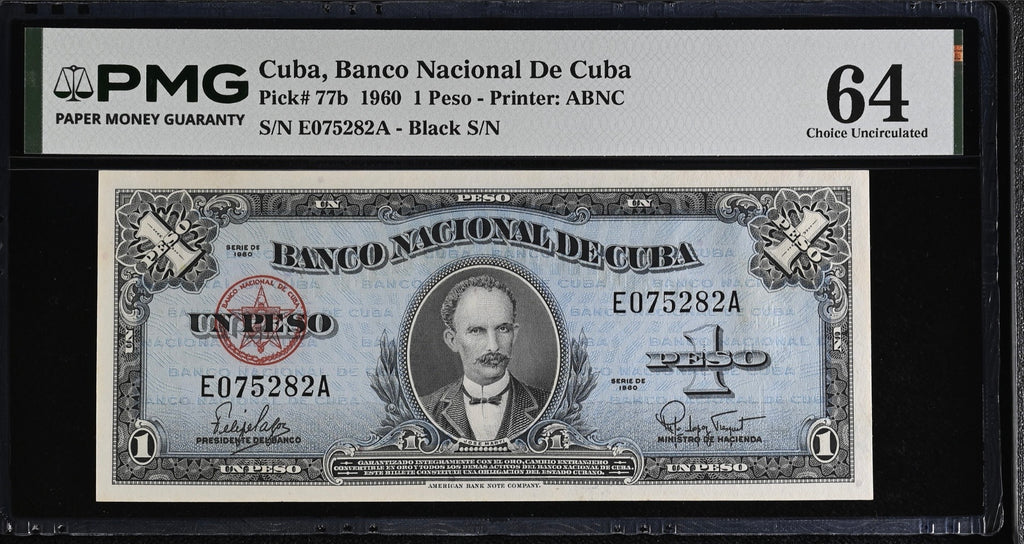 1960 1 Peso PMG 64