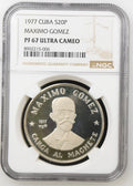 1977 20 Pesos Maximo Gomez PF67