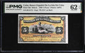 1896 5 Peso PMG 62 EPQ Banco Español de la Isla
