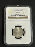 1948 Cuba 20C MS 63 NGC