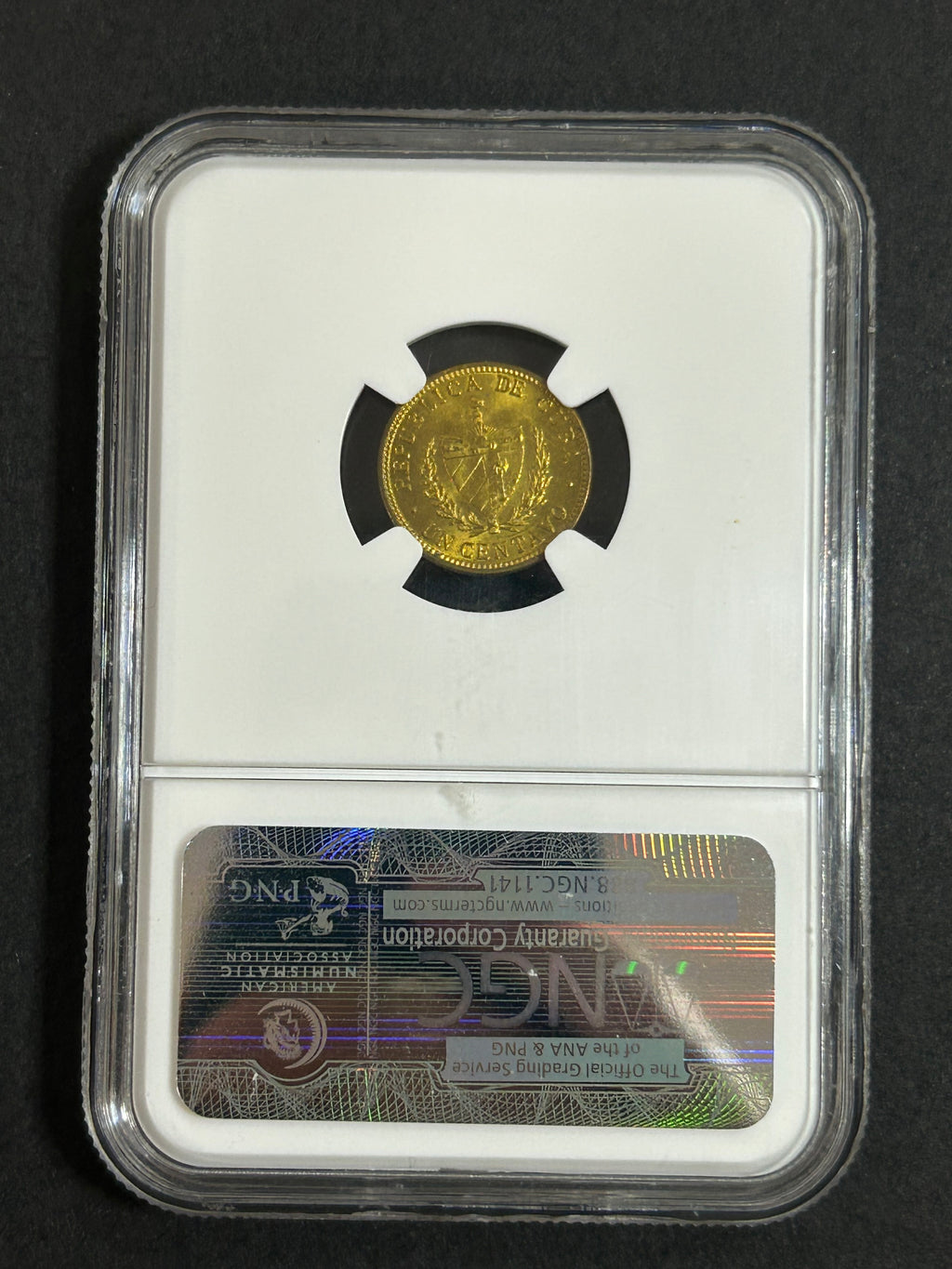 1943 Cuba 1C MS65 NGC