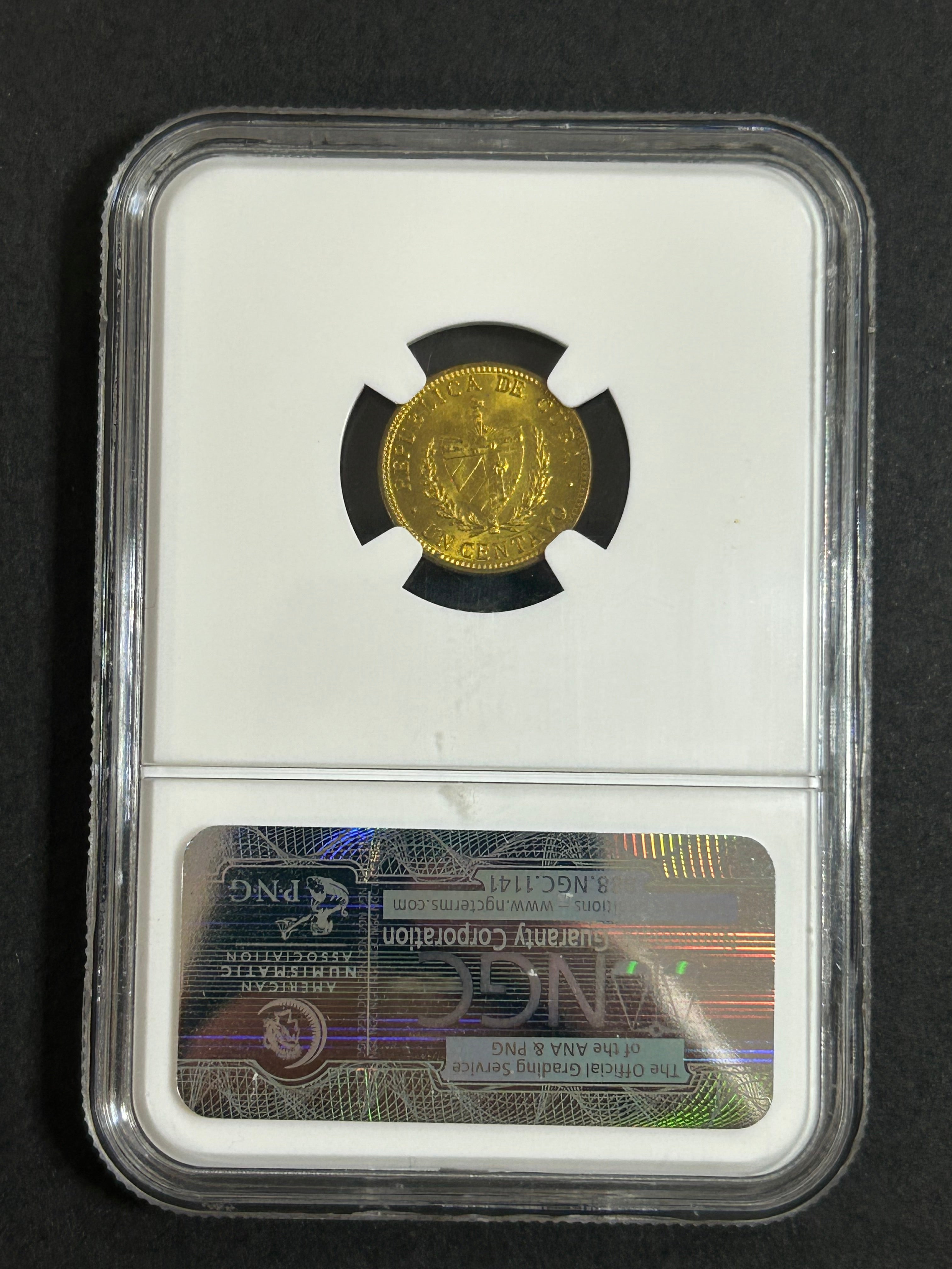 1943 Cuba 1C MS65 NGC