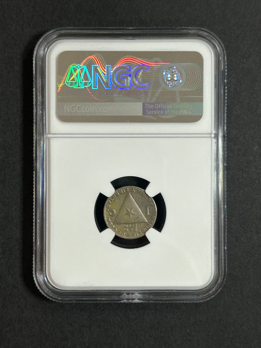 1958 Cuba 1C AU55 NGC