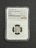 1952 Cuba 10C Republic Anniversary MS 61 NGC
