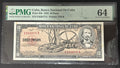 1958 Cuba 10 Peso PMG 64