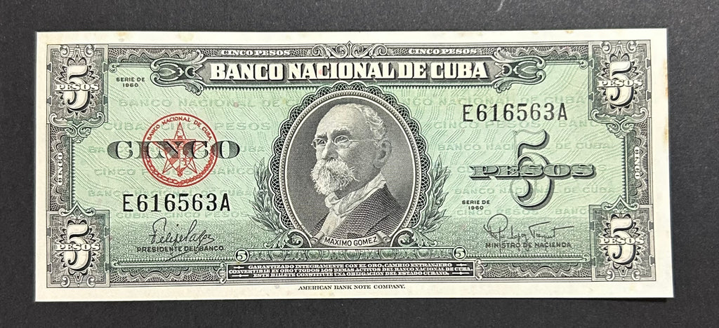 1960 5 Pesos AU