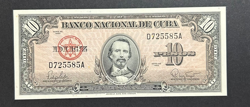 1960 10  Pesos UNC