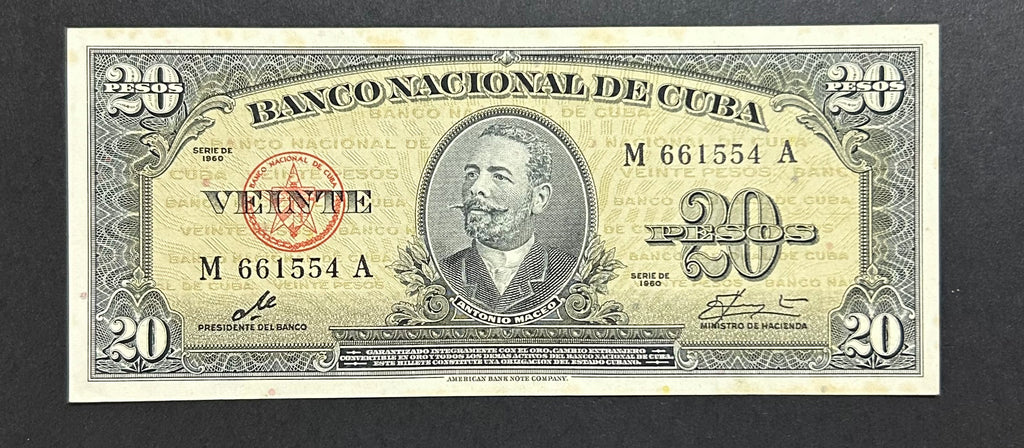 1960 20 Pesos 2 Tipo AU