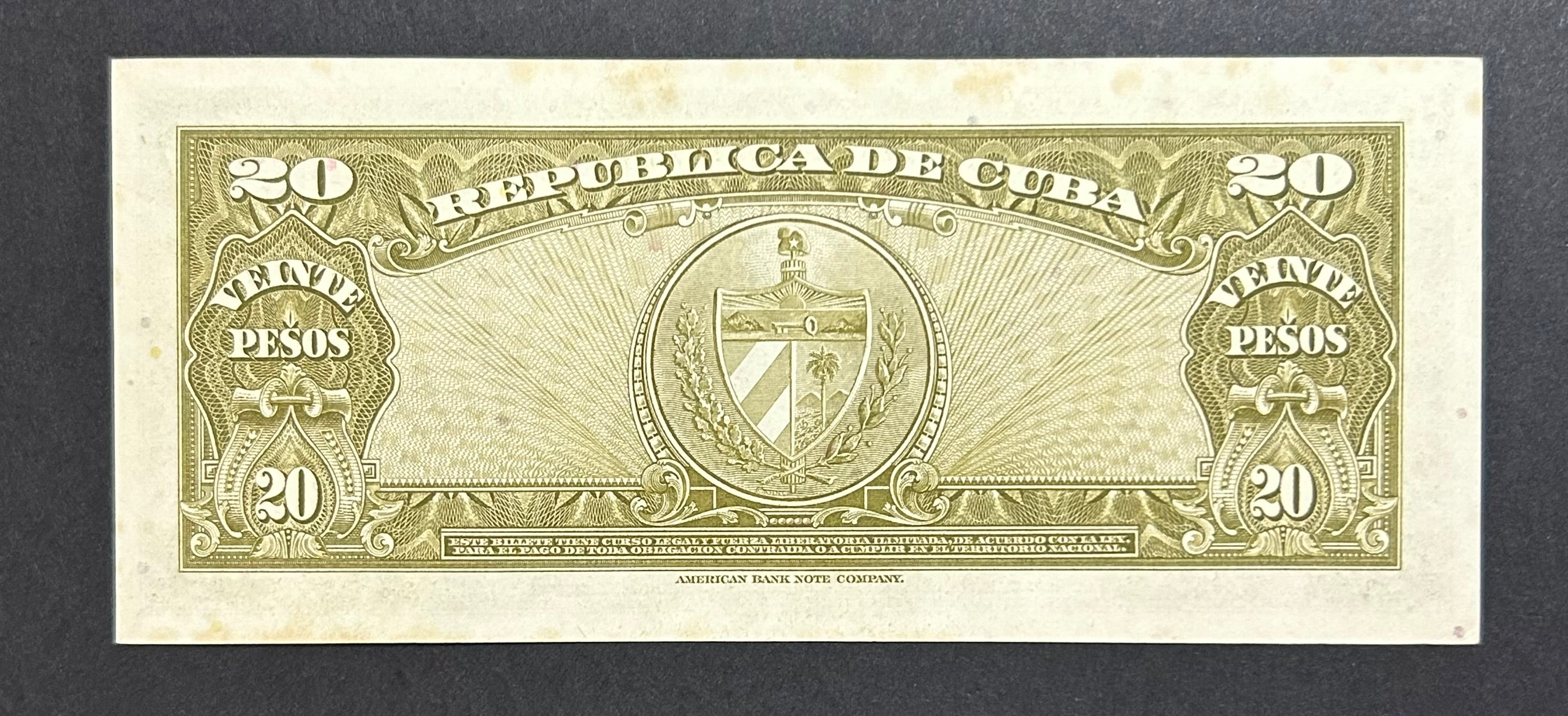 1960 20 Pesos 2 Tipo AU