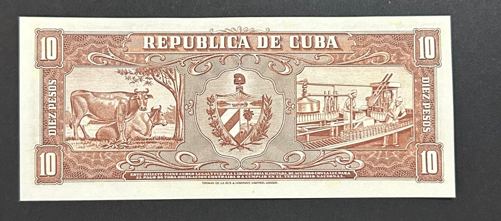 1960 10 Pesos 2 Tipo UNC