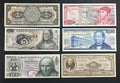 1965-1975 Set de 6 Billetes México