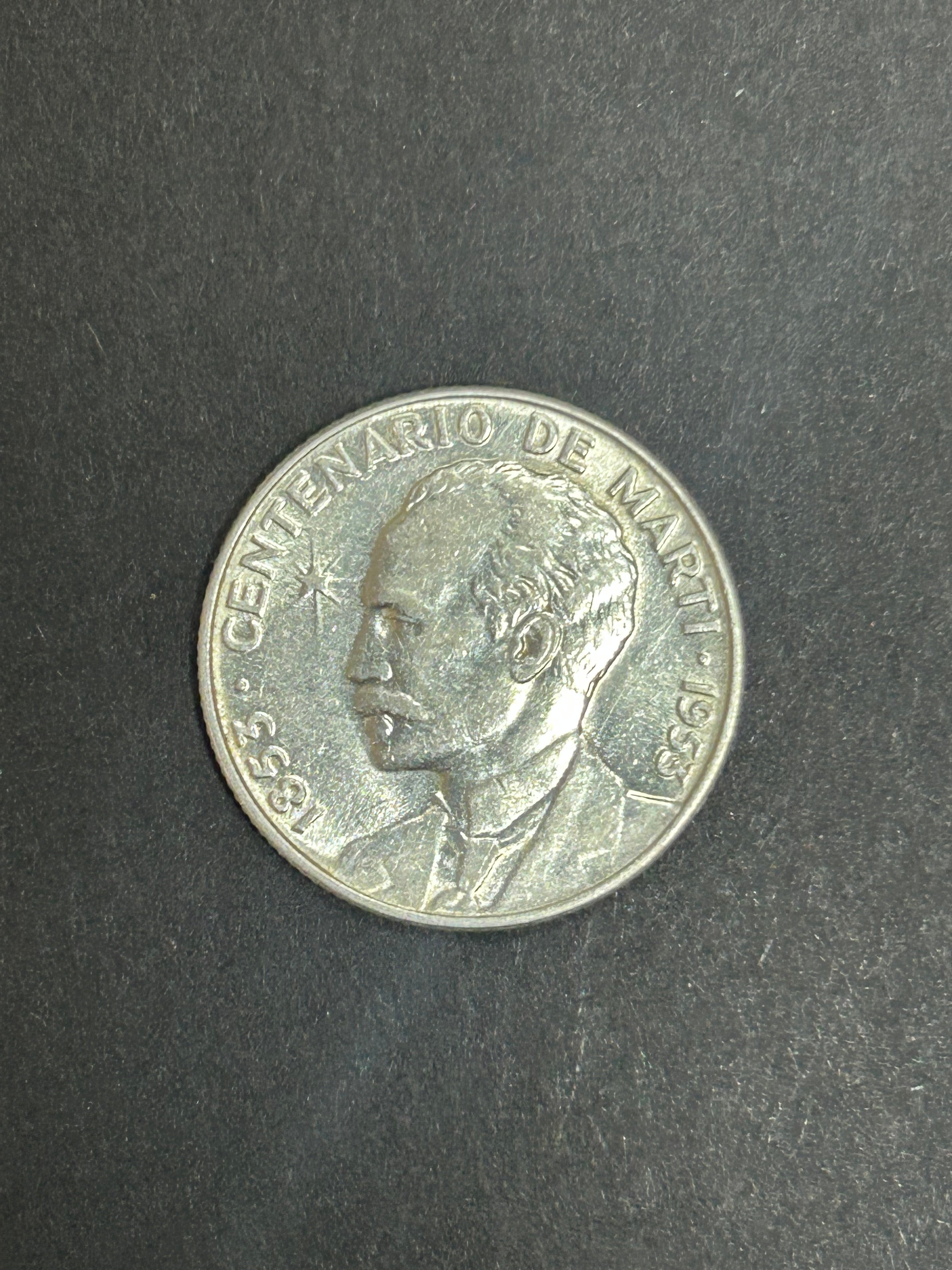 1953 25c Centenario José Marti