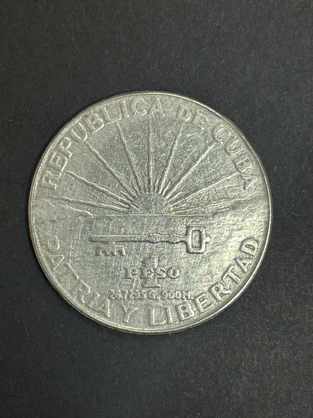 1953 1 Peso Centenario José Marti