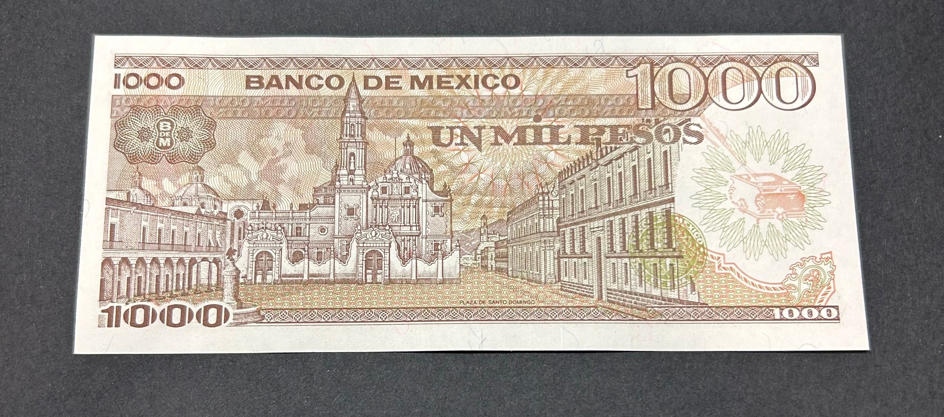 1985 1000 Pesos Mexico UNC
