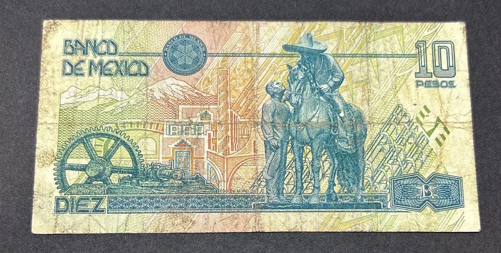 1994 10 Pesos Mexico Circulado