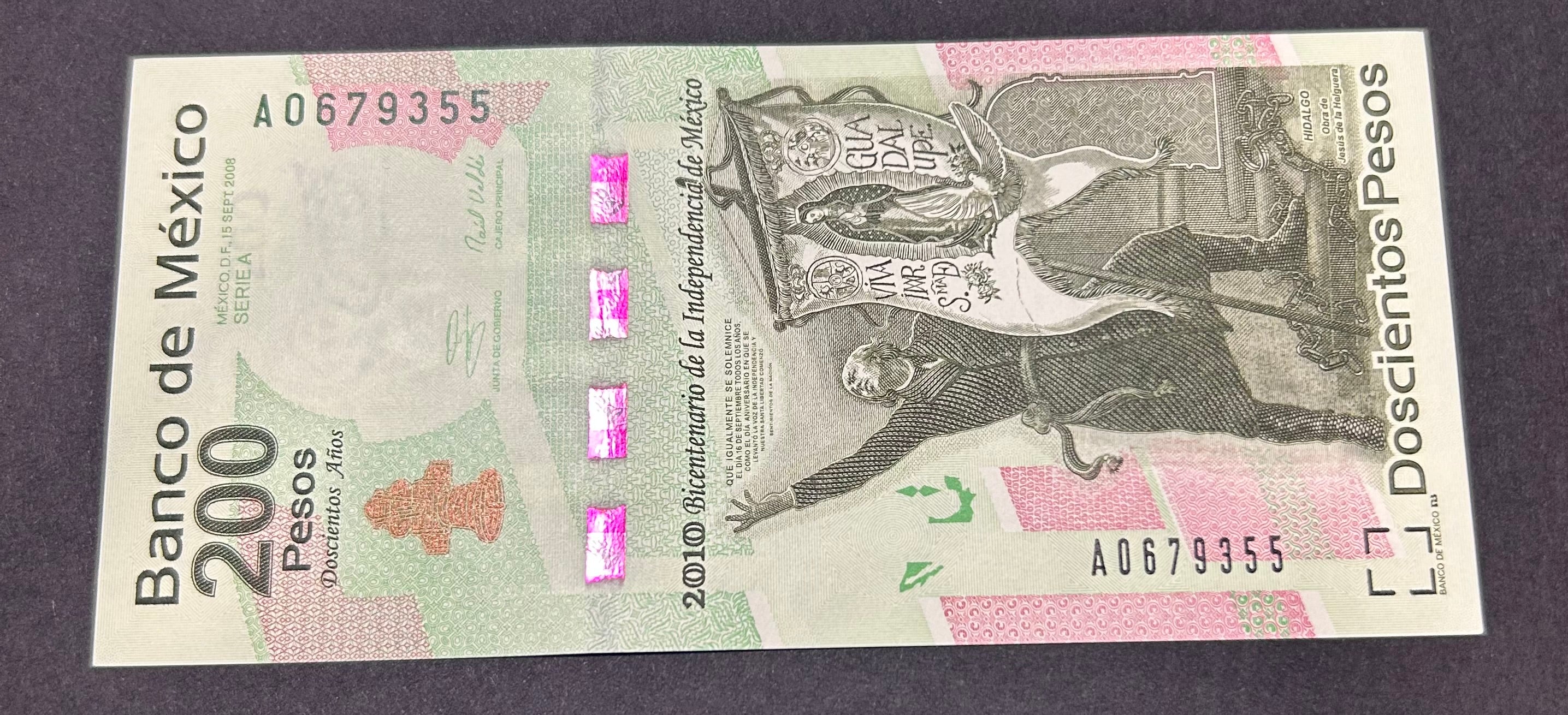 2008 200 Pesos Mexico AU