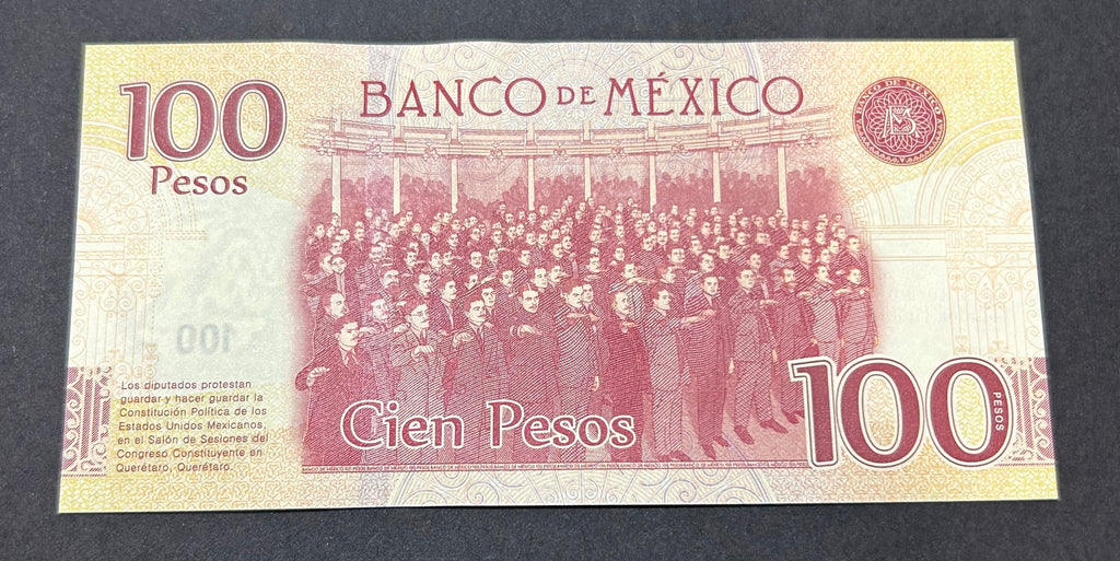2016 100 Pesos Mexico AU
