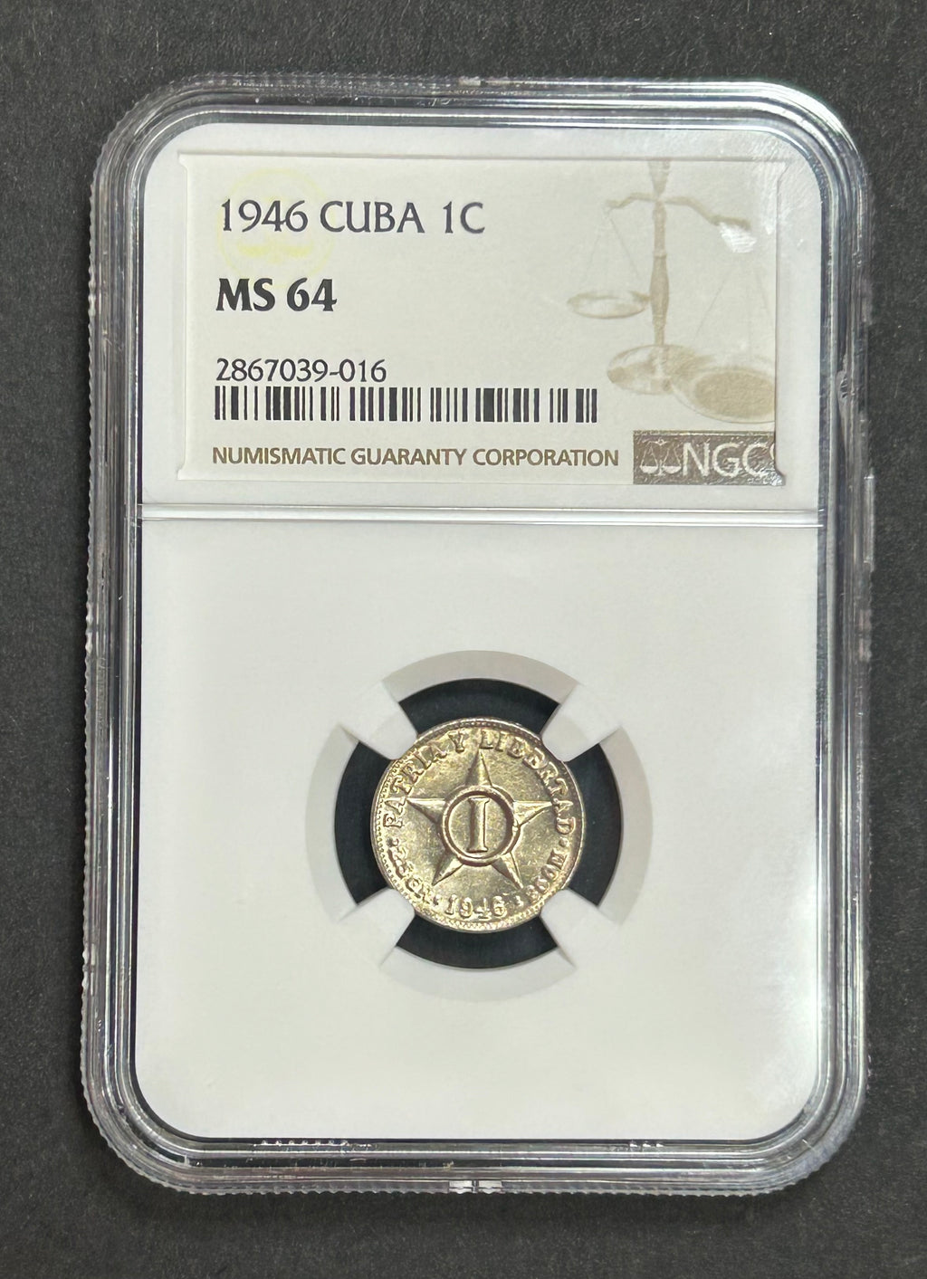 1946 1C MS 64 NGC