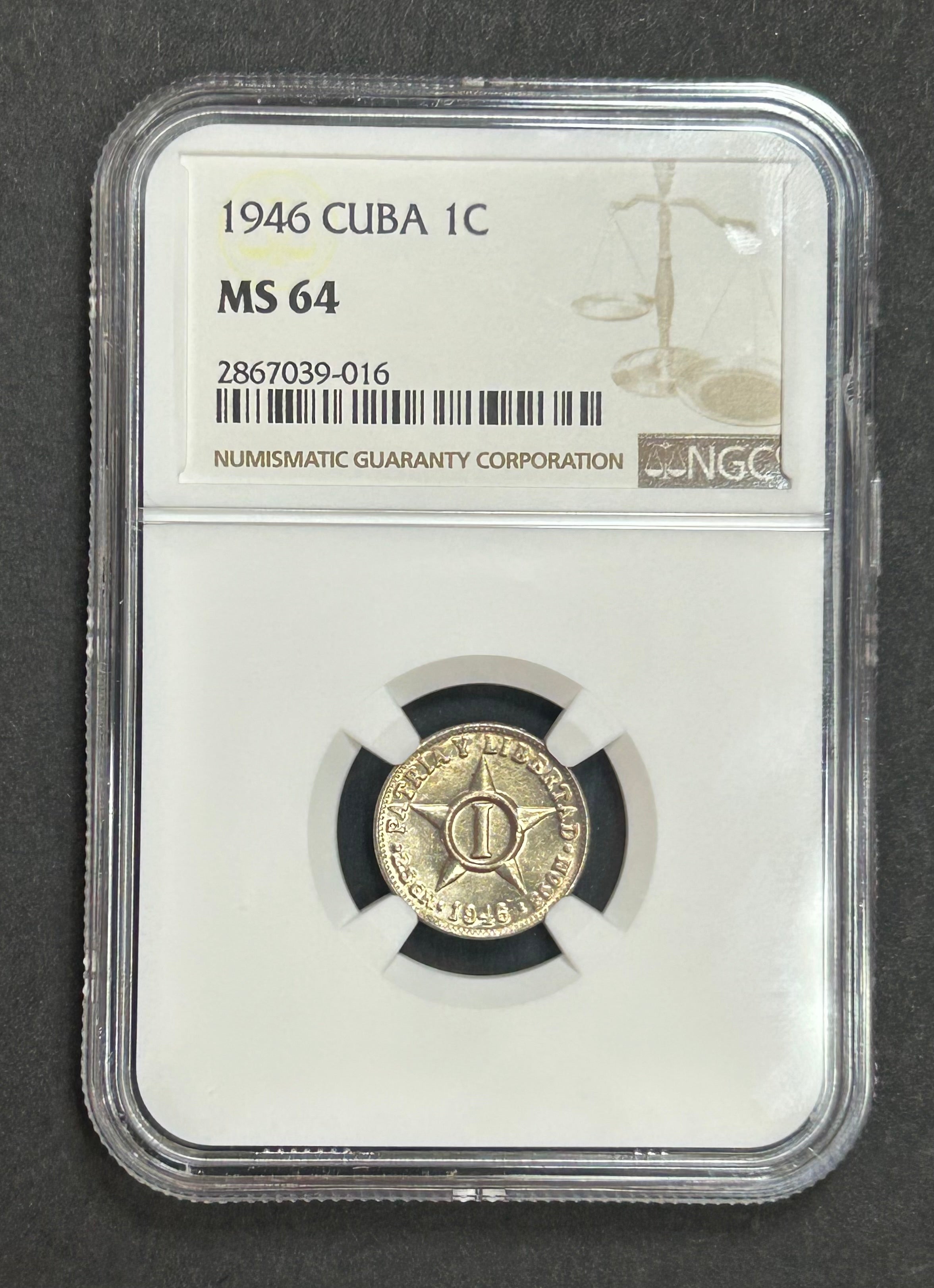 1946 1C MS 64 NGC