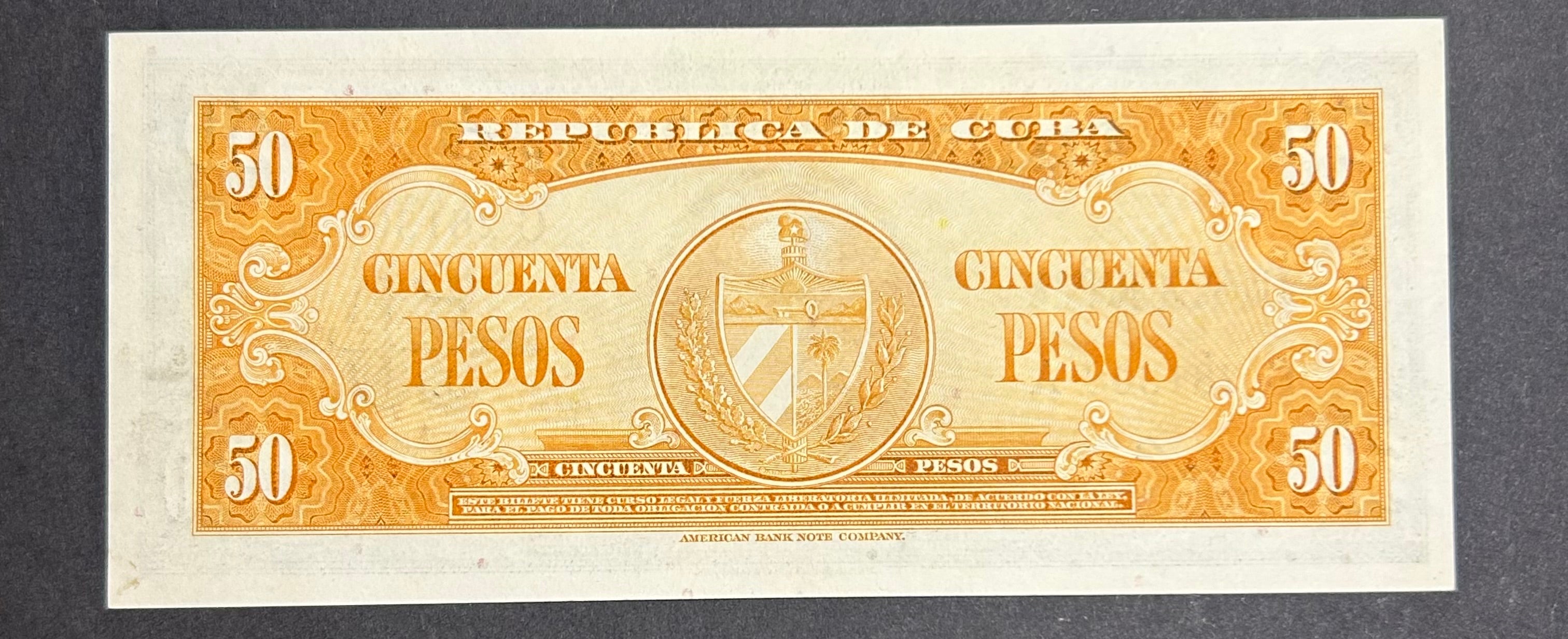 1960 50 Pesos AU