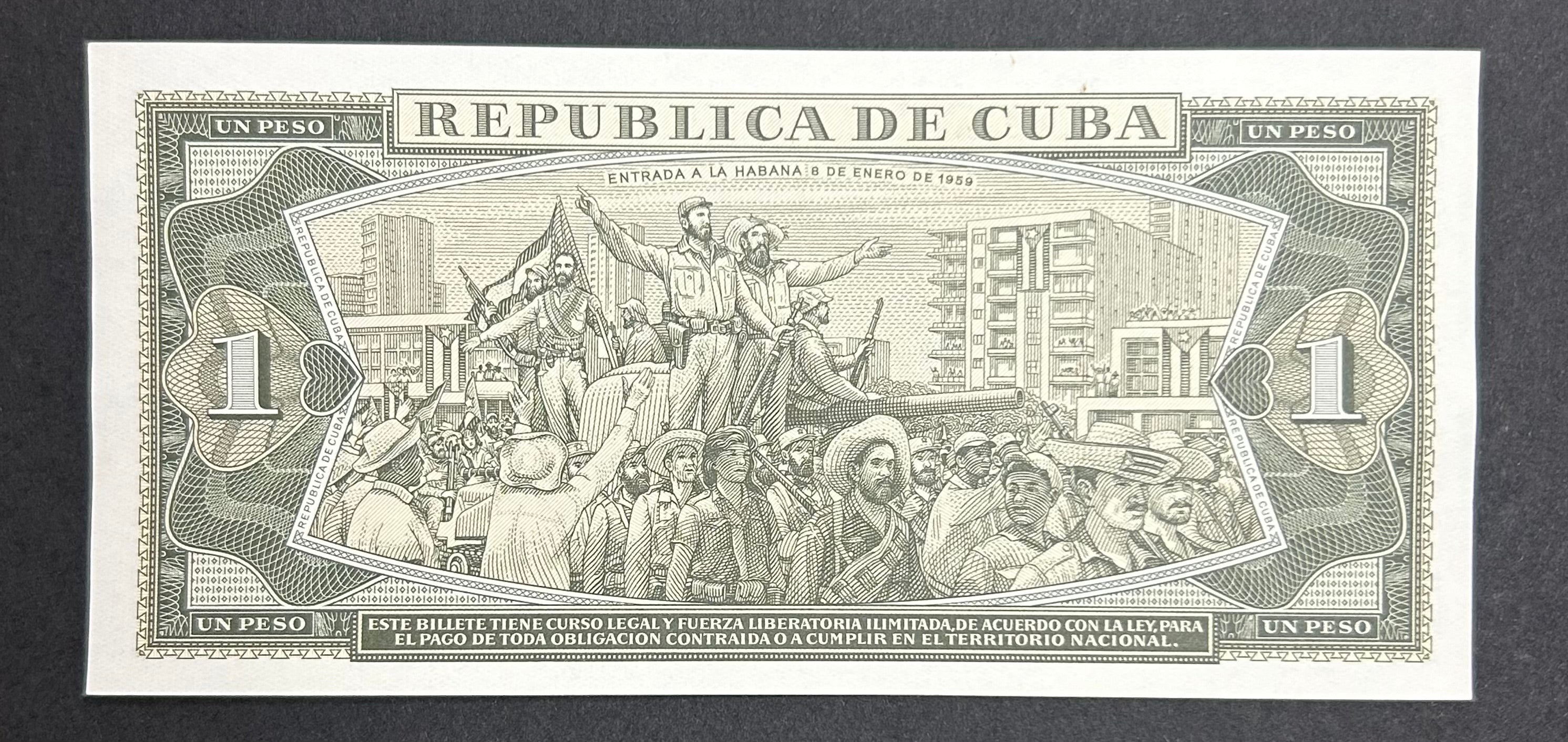 1988 1 Peso José Marti AU-UNC