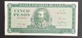 1990 5 Peso AU-UNC