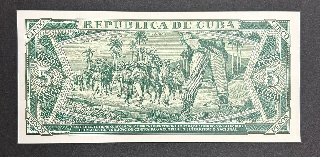 1990 5 Peso AU-UNC