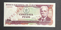 1990 50 Peso Specimen AU