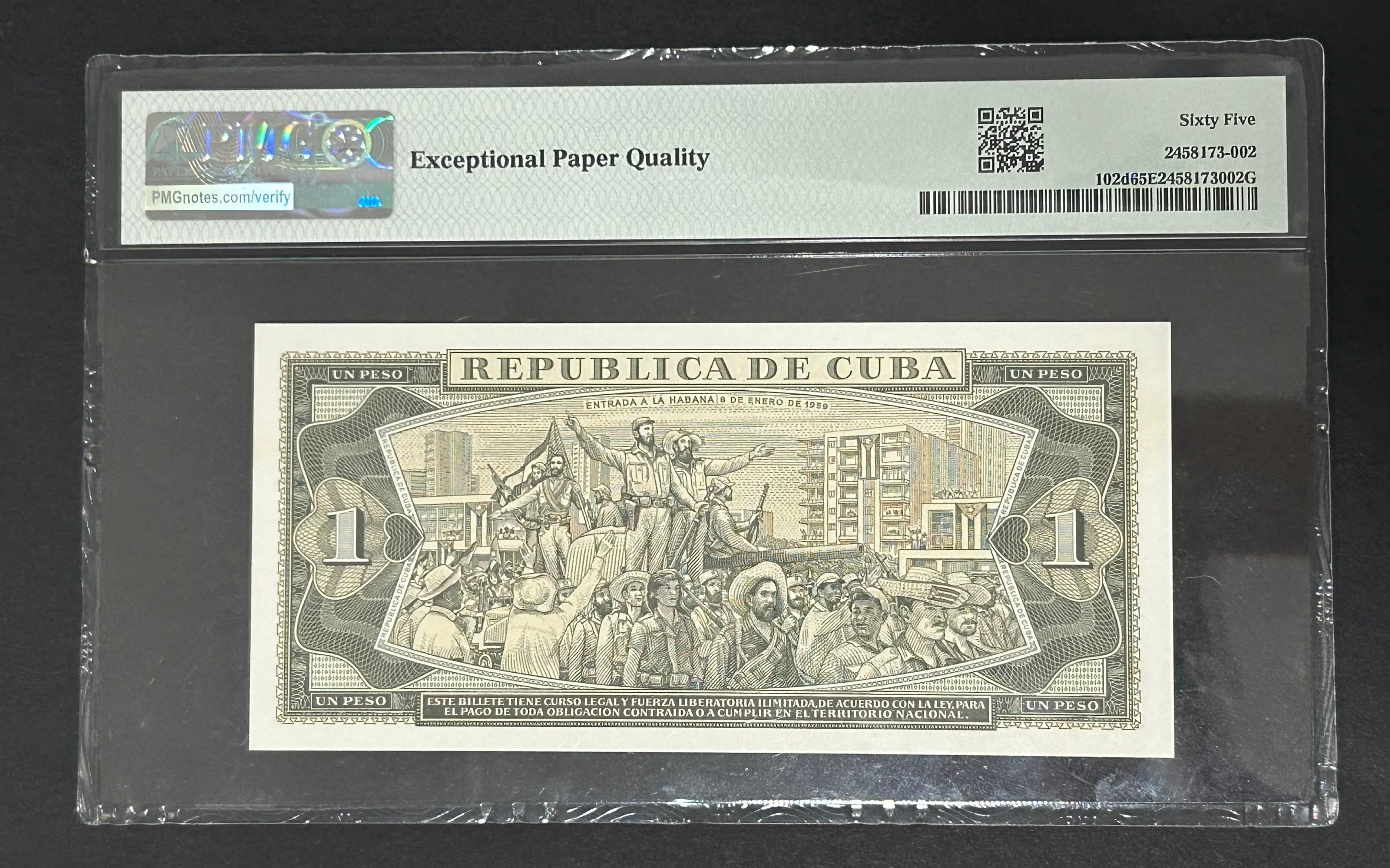 1988 1 Peso PMG 65 EPQ