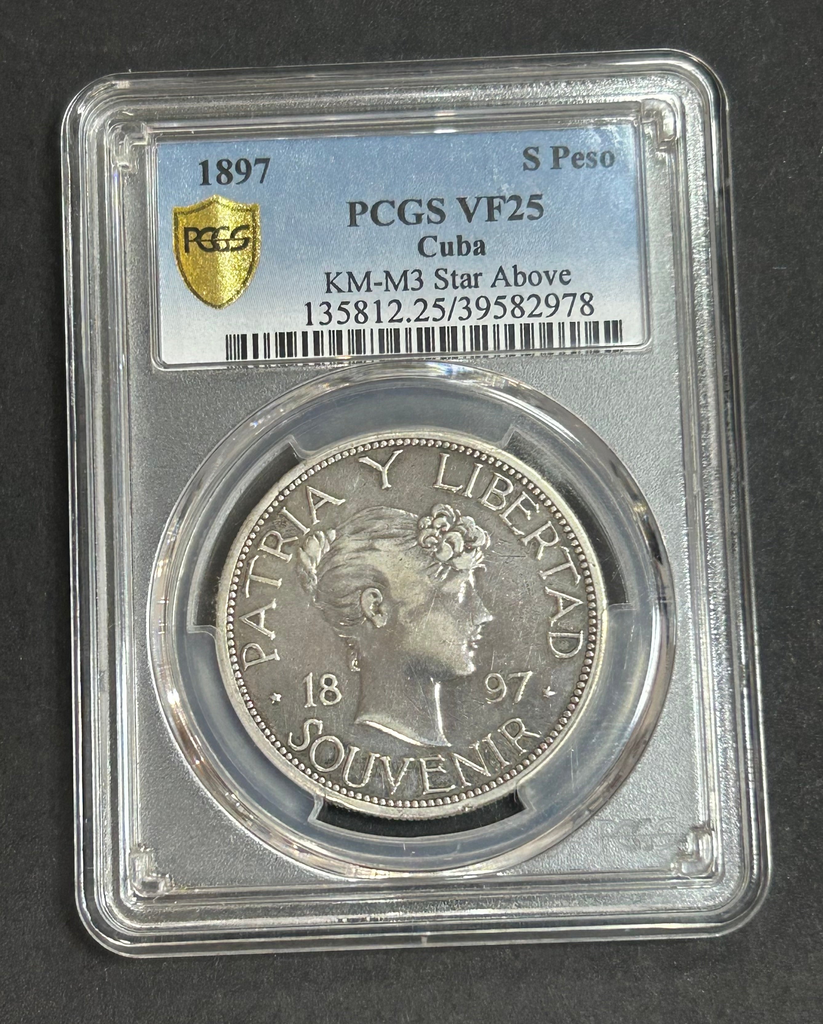 1897 Souvenir Tipo 3 VF25 PCGS