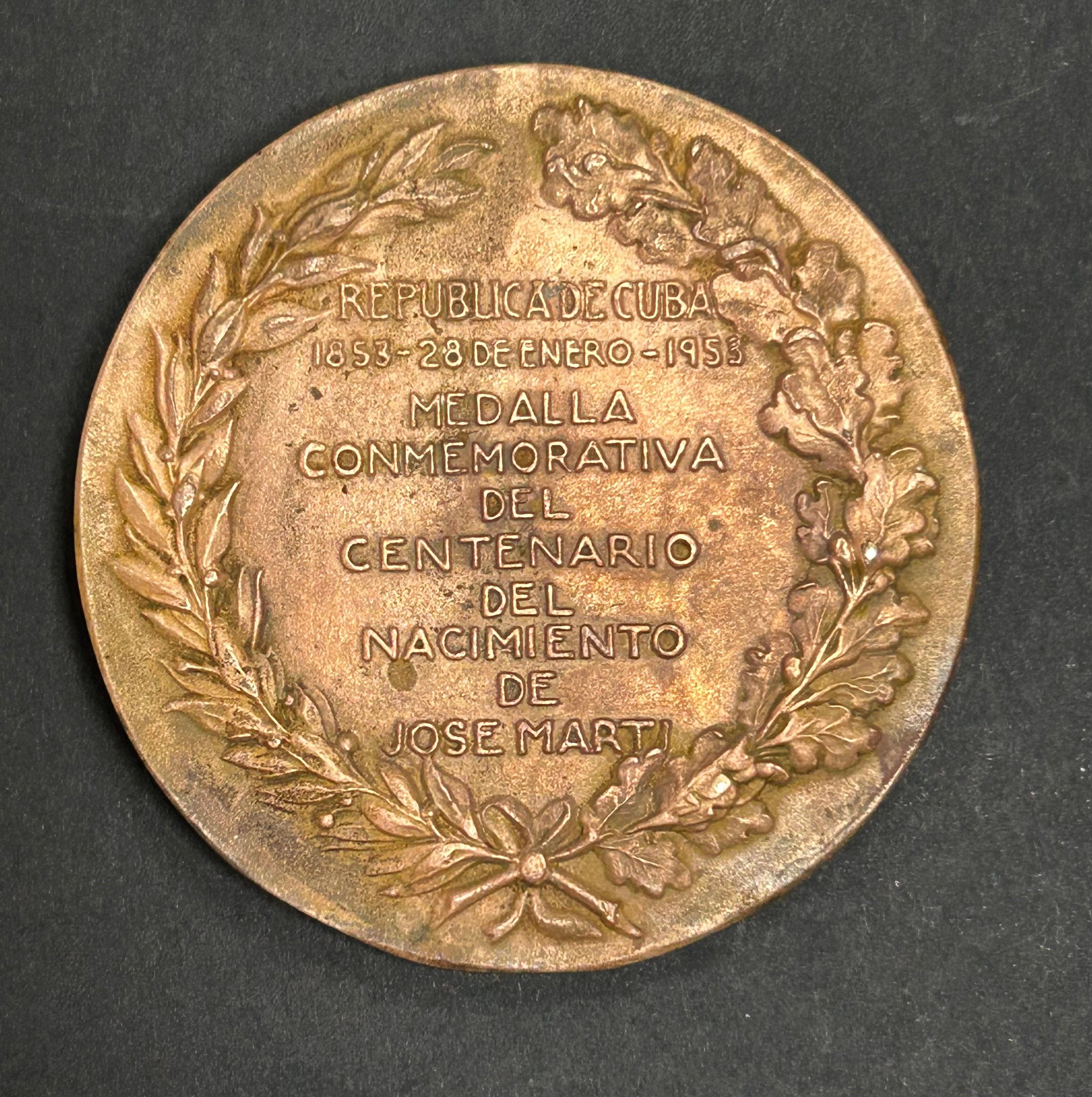 1953 Medalla del Centenario de José Marti