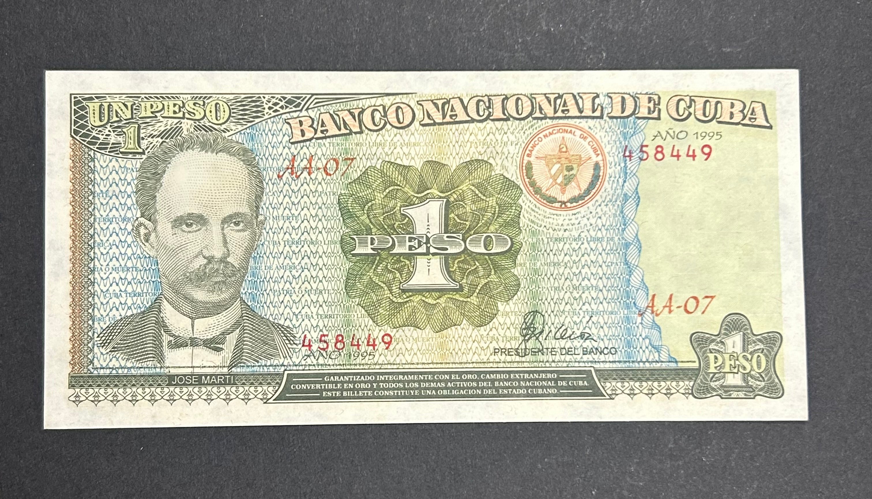 1995 1 Peso UNC