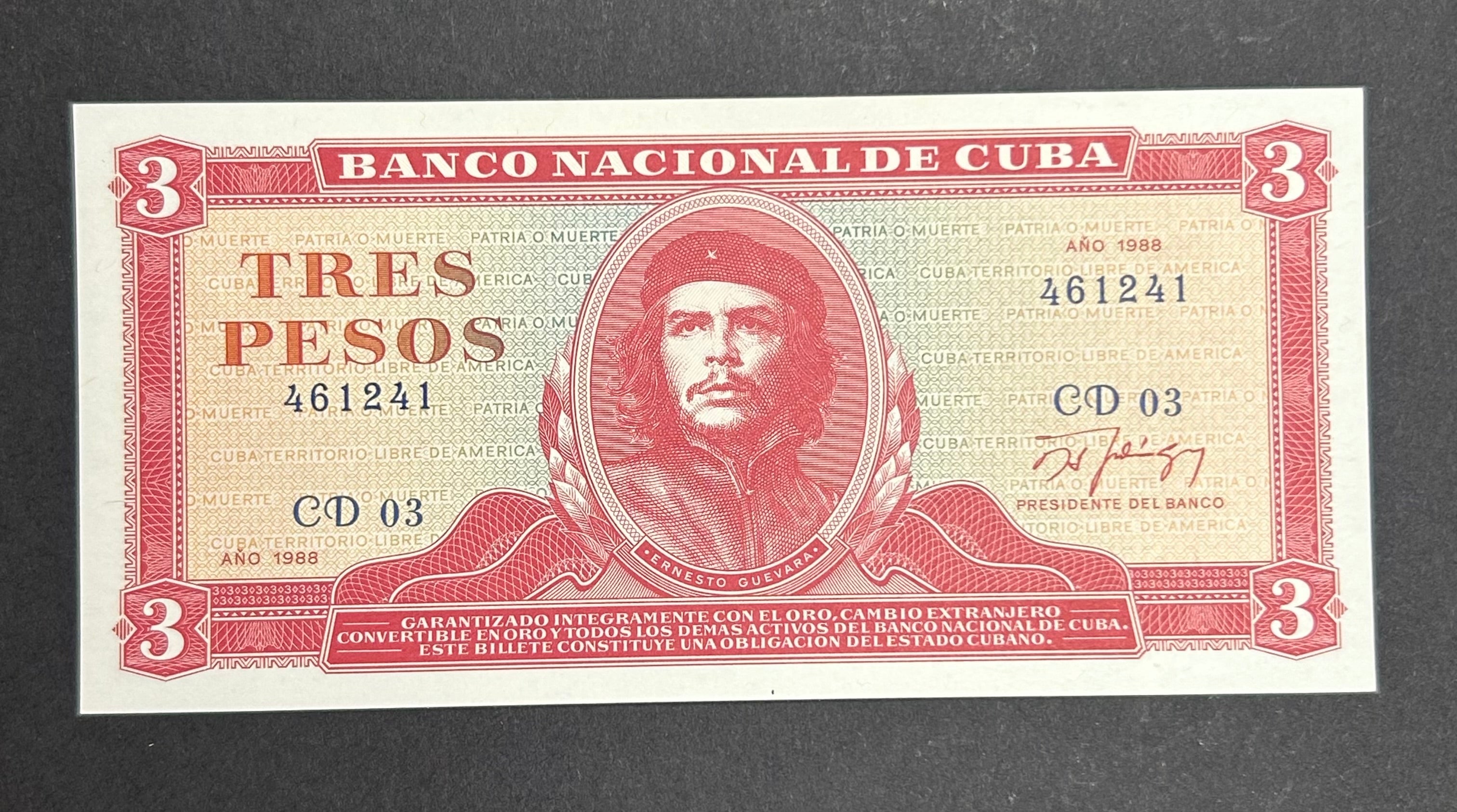 1988 3 Peso UNC