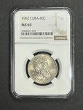 1962 40C MS65 NGC