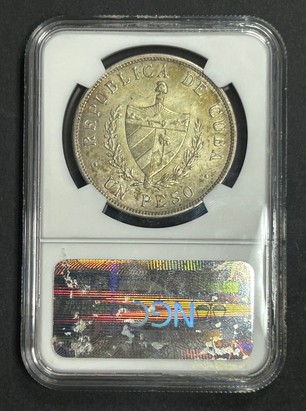 1934 1 Peso  MS64 NGC