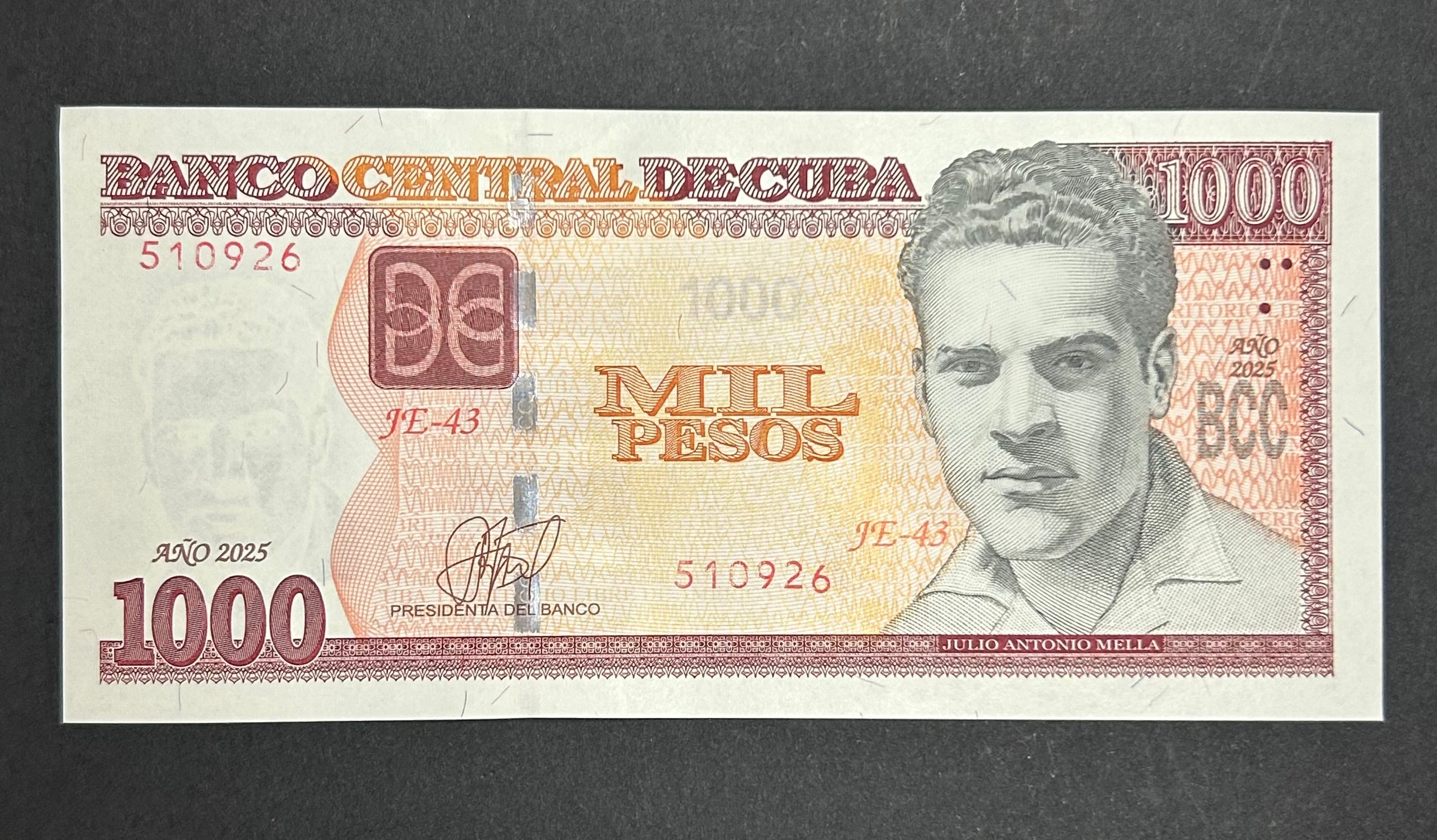 2025 100 Pesos AU-UNC