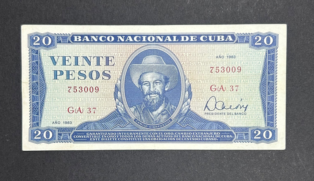1983 20 Pesos Circulado
