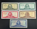 1968-1990 Set 1 - 20 Pesos Checos AU-UNC
