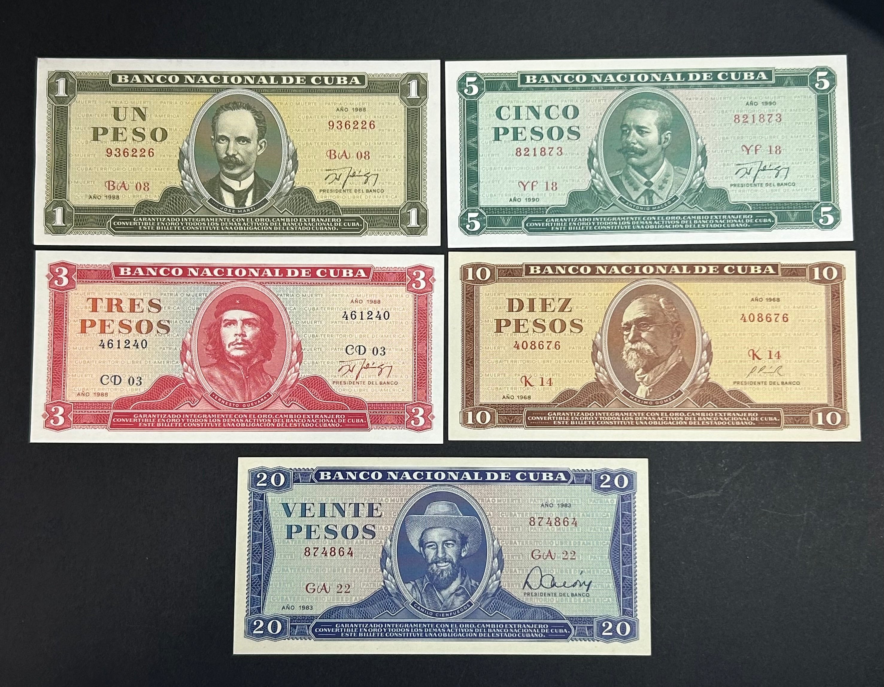 1968-1990 Set 1 - 20 Pesos Checos AU-UNC