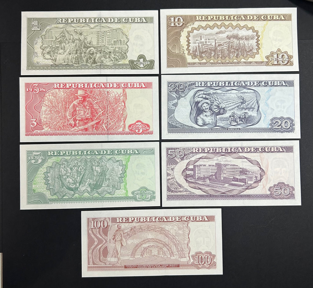 2016-2024 Set 1 - 100 Pesos  UNC