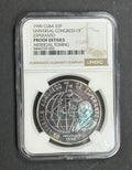 1990 5 Peso  PF Artificial Toning NGC