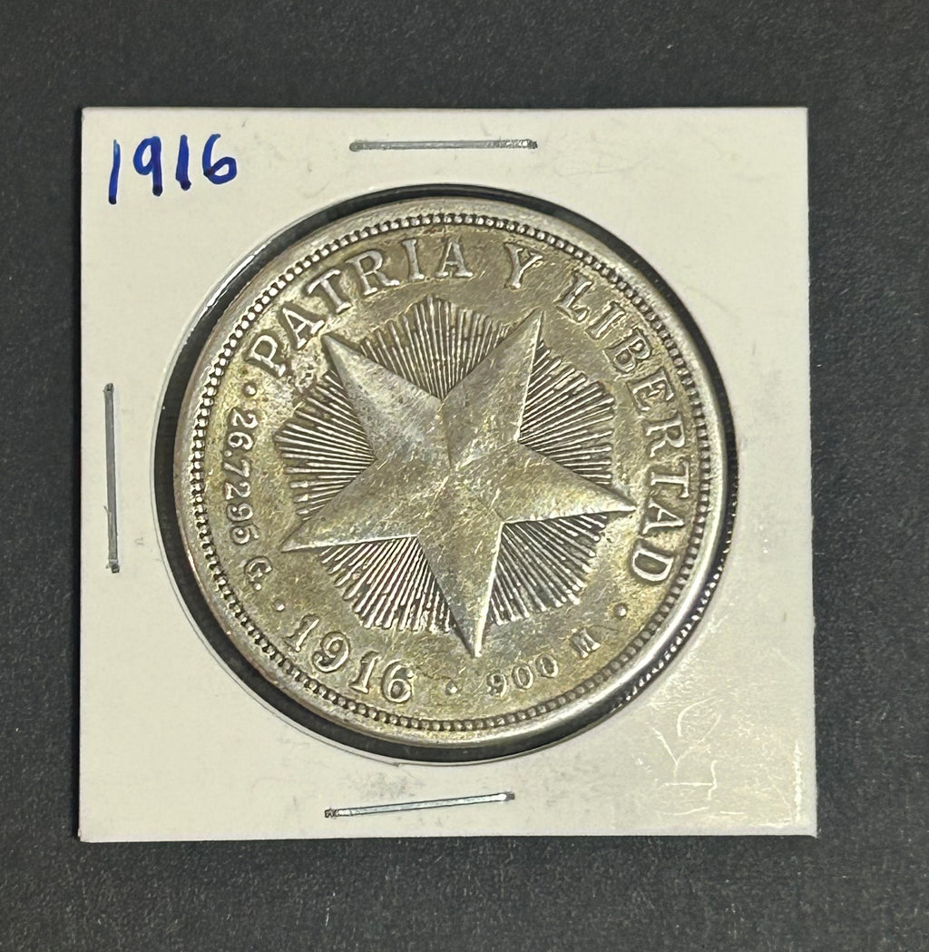 1916 1 Peso Fecha Clave