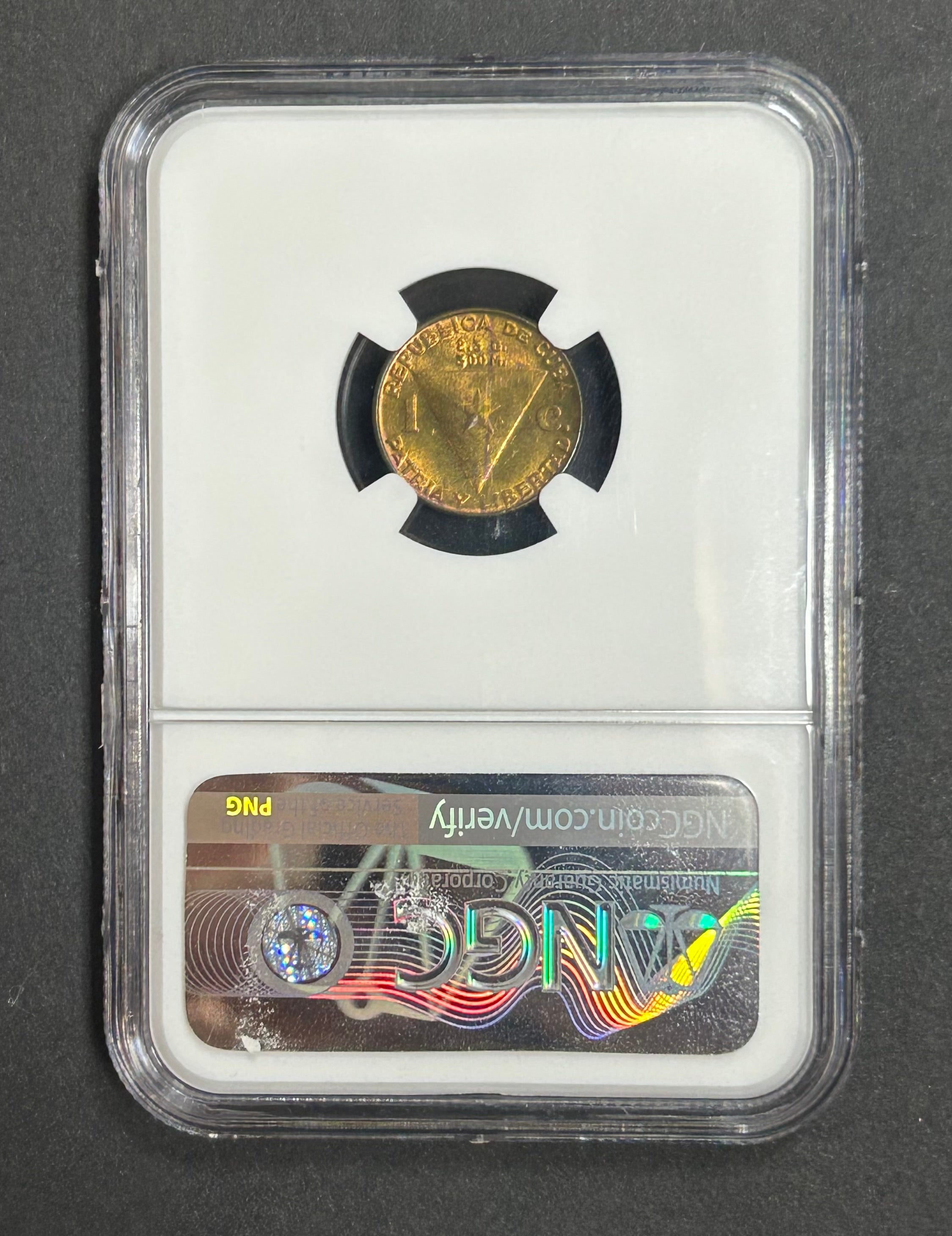 1953 1C MS64 NGC José Marti Centennial