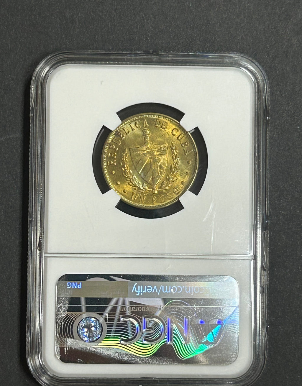 1983 1 Peso  MS65 NGC Frist Year