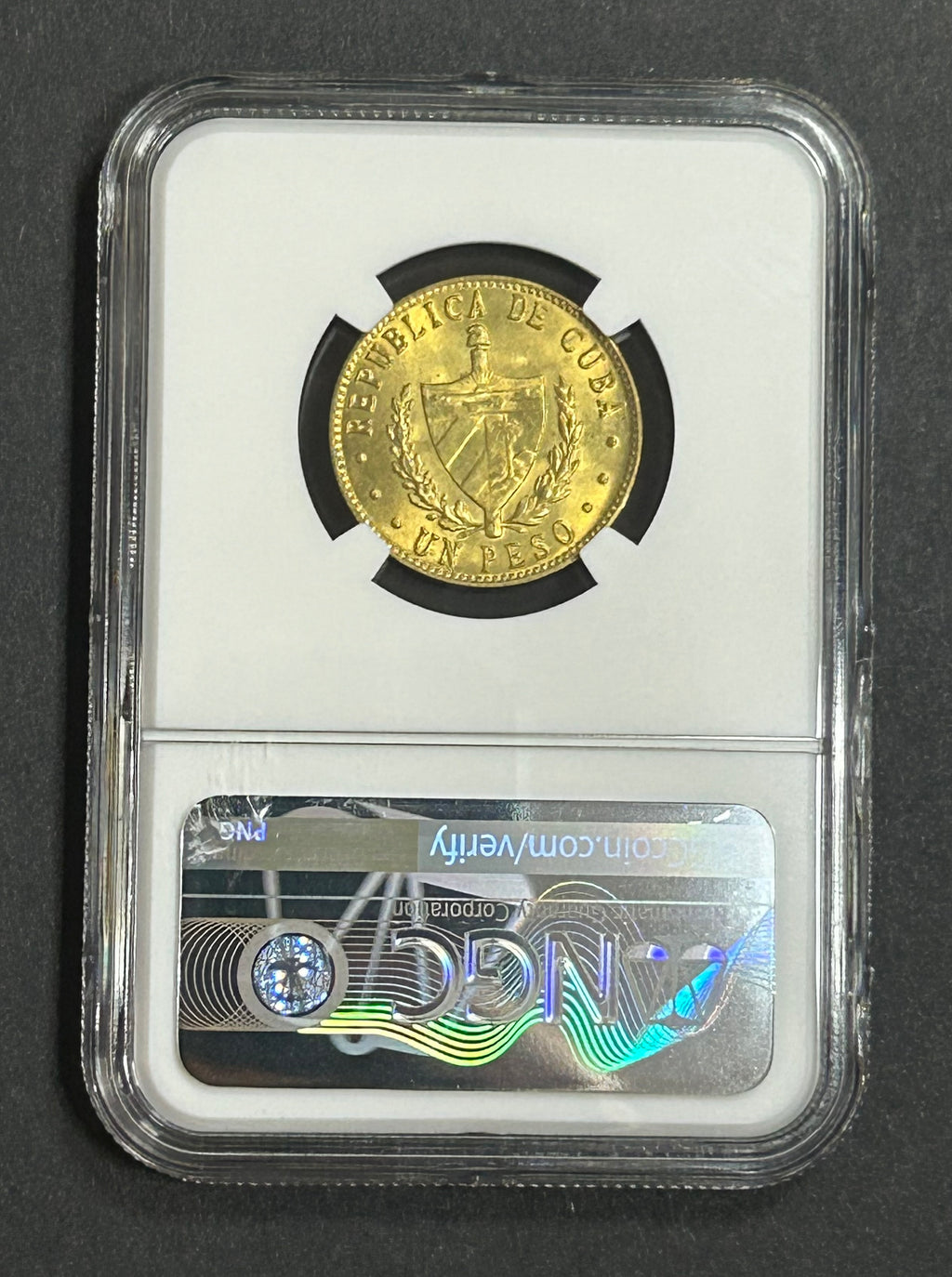 1984 1 Peso  MS65 NGC