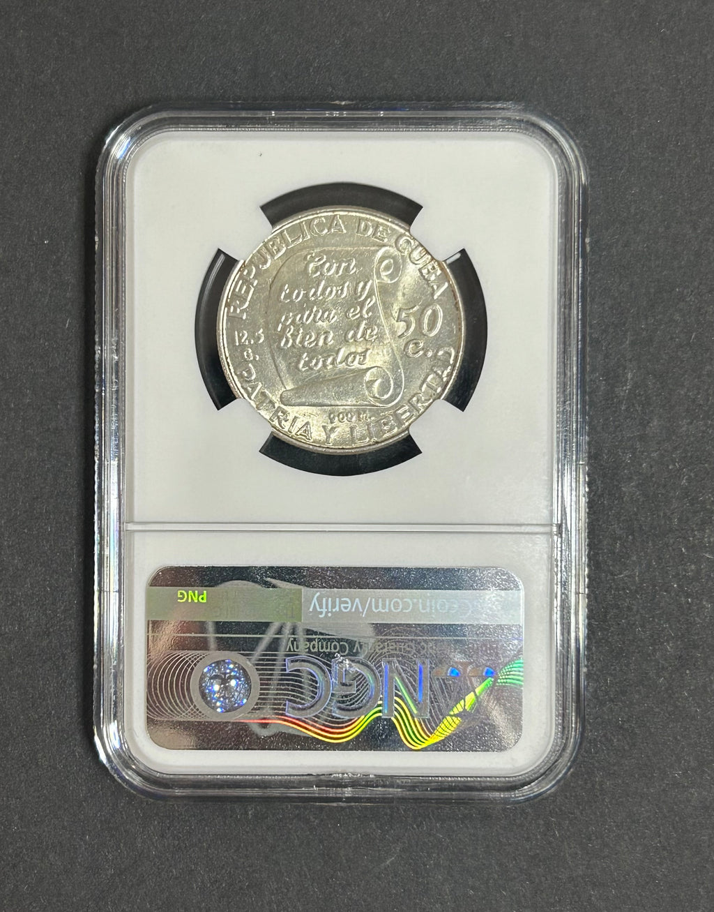 1953 50C MS62 NGC José Marti Centennial