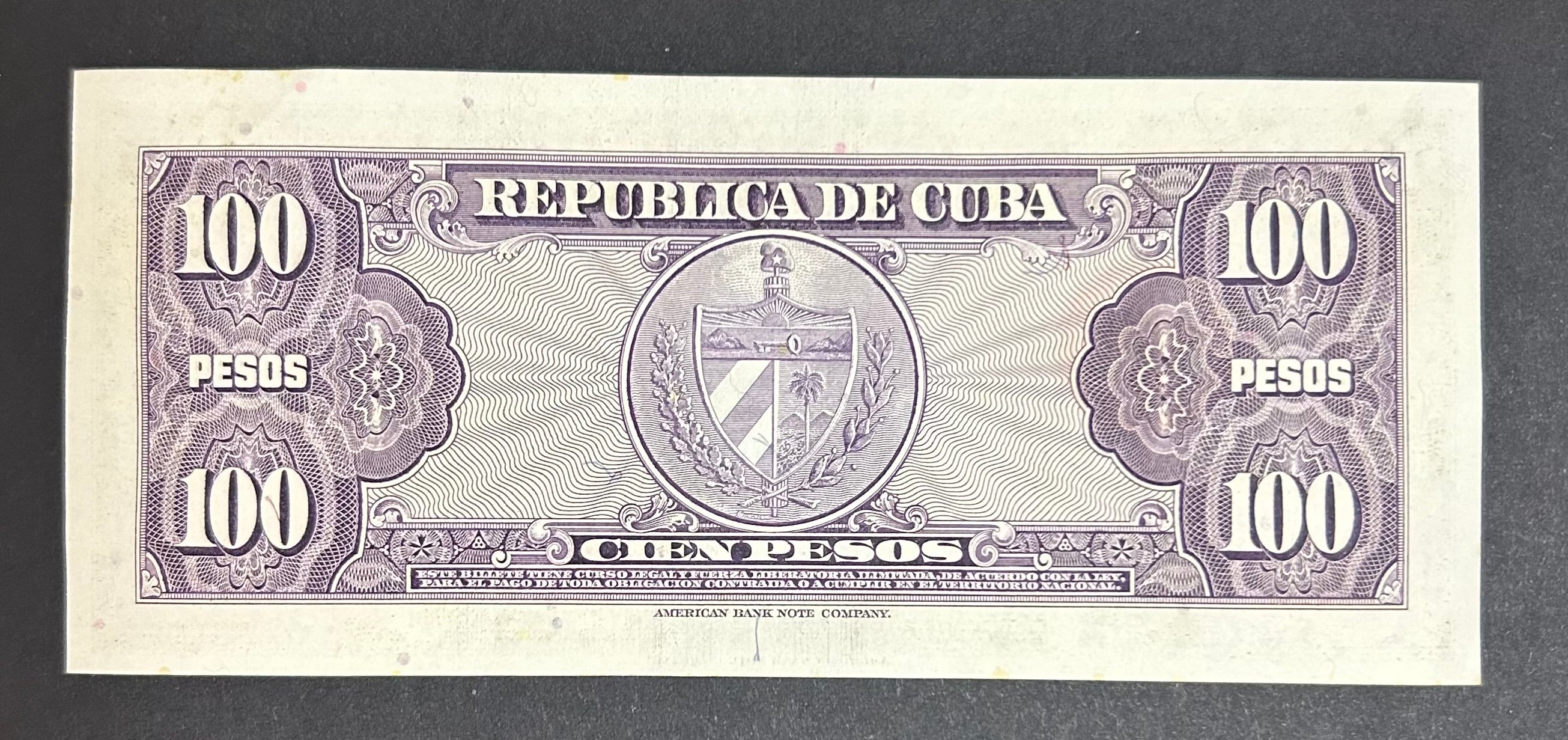 1954  100 Pesos AU