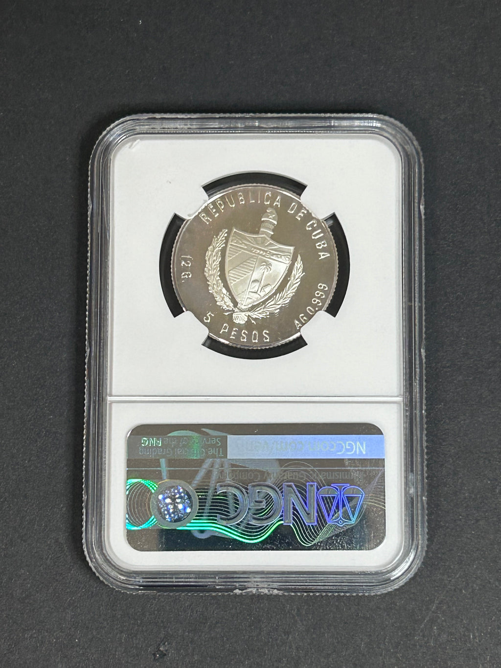 1983 5 Peso PROOF DETAILS NGC